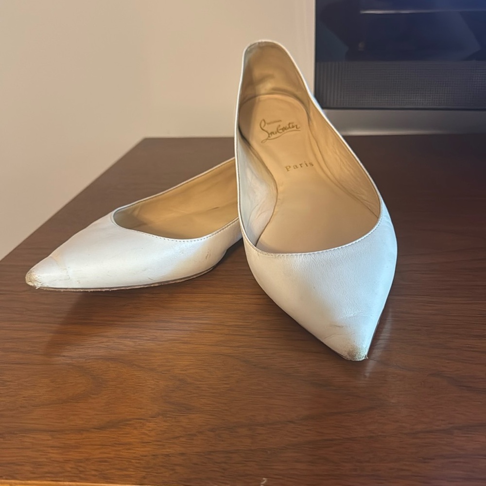 Christian Louboutin Leather Ballet Flats 39